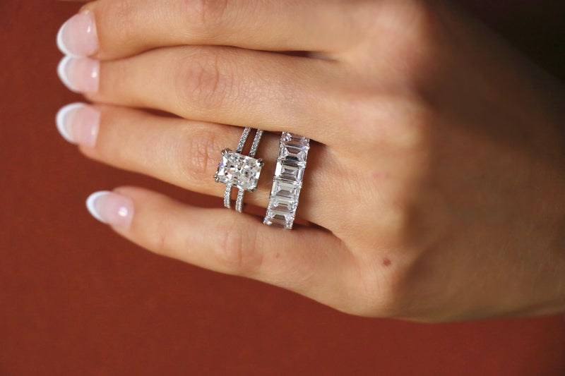 Zahara | Platinum channel set diamond wedding ring | Taylor & Hart
